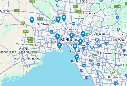 suburb map